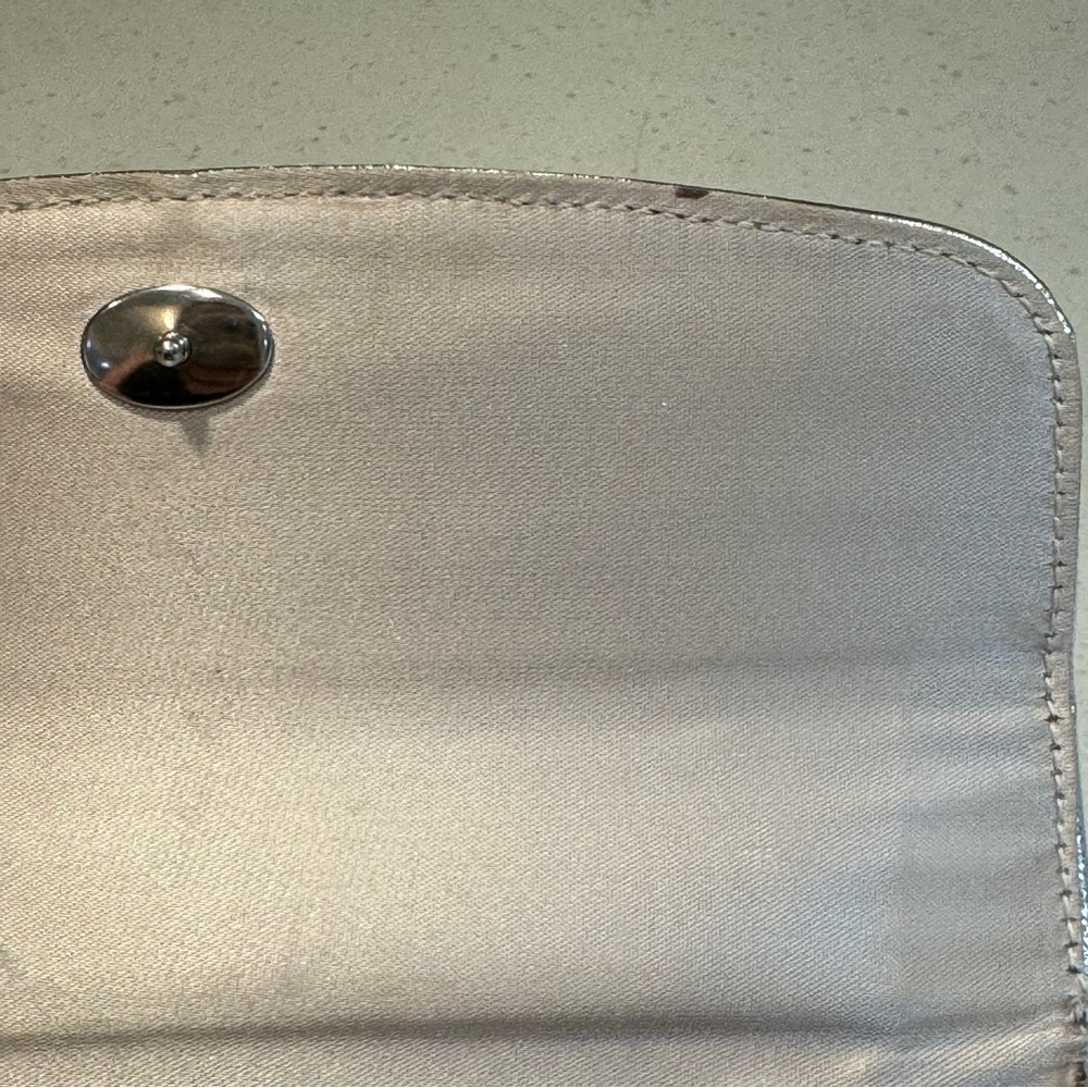 Vintage Silver Bow HL Handbag Metal Handle - Picture 10 of 11